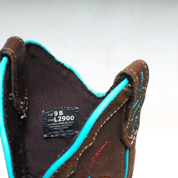 Womans Justin Gypsy Boots Size 9 B Brown Leather Cowgirl Western Boot - Picture 8 of 8